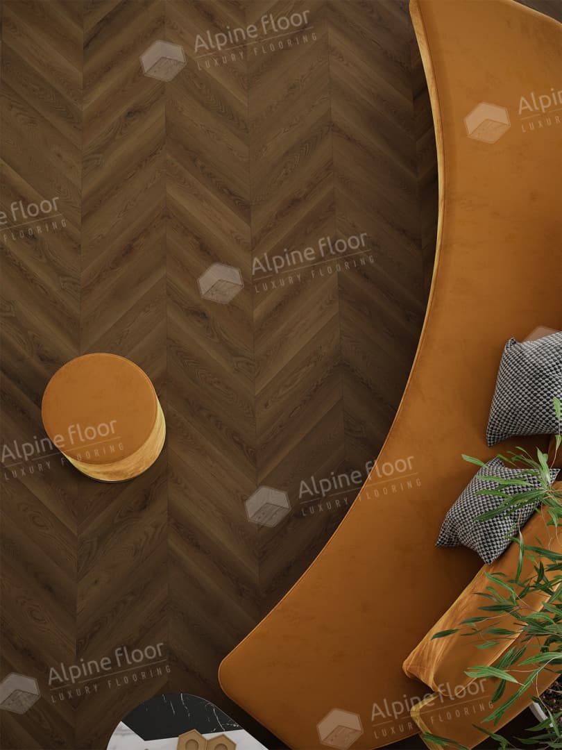 Ламинат Alpine Floor Original CHEVRON ART Дуб Денали LF109-09