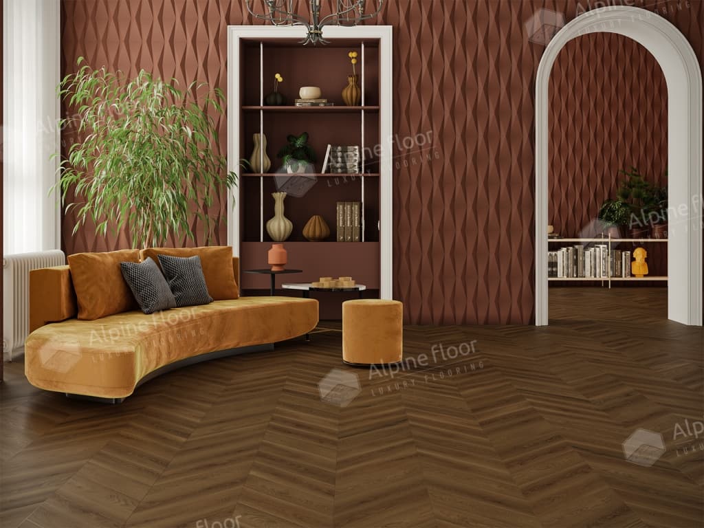 Ламинат Alpine Floor Original CHEVRON ART Дуб Денали LF109-09