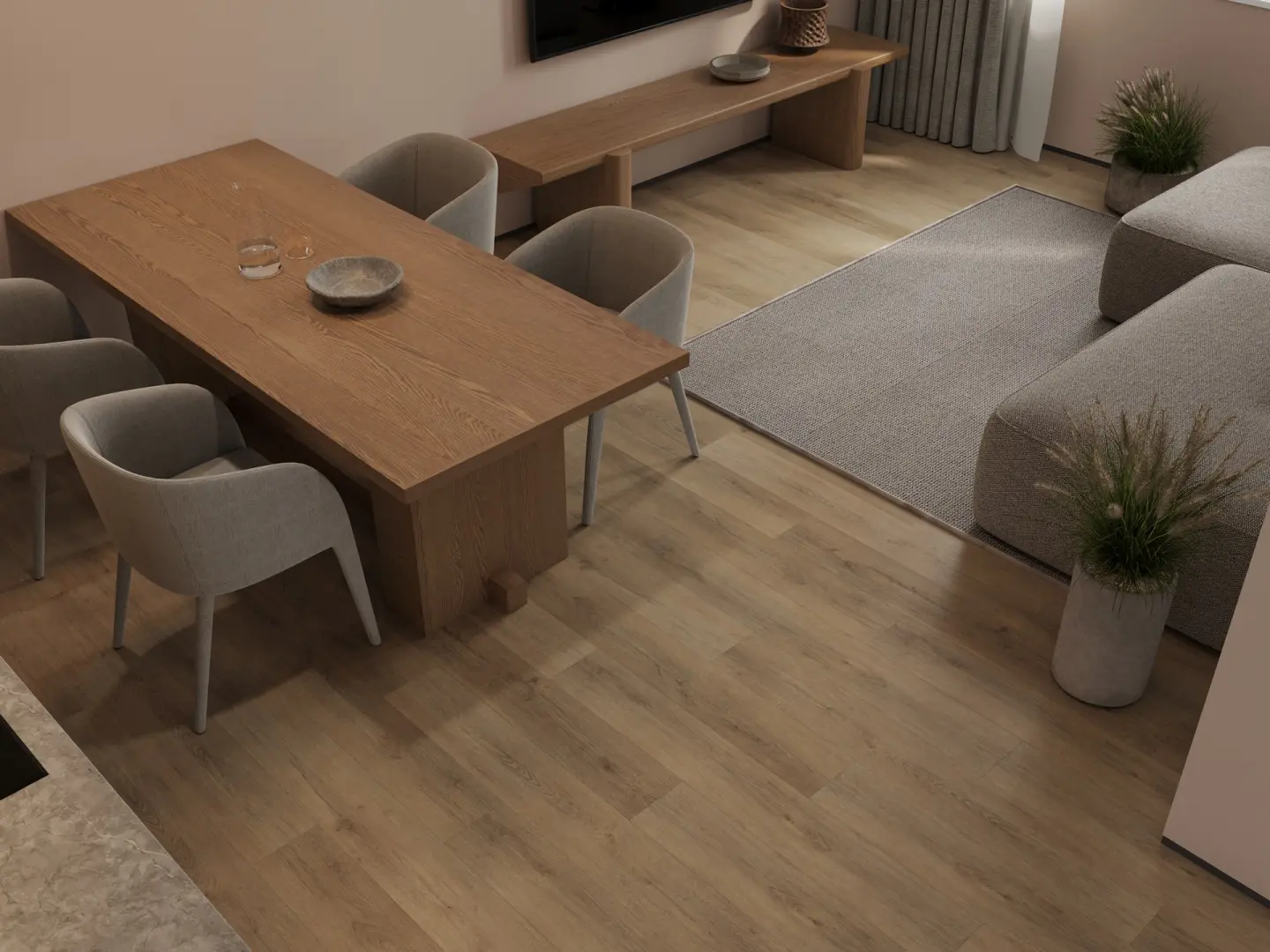 Клеевая кварцвиниловая плитка Alpine Floor Easy Line ЕСО 3-41 Дуб Рейсдал