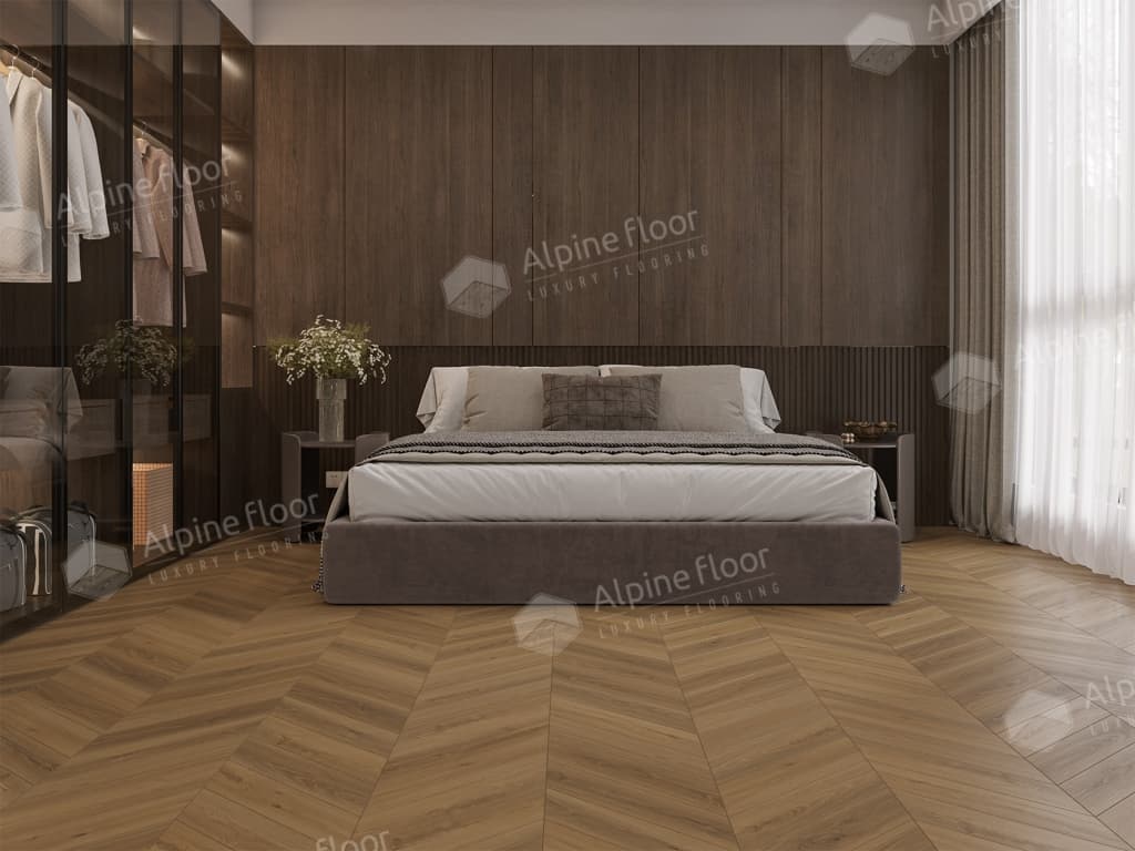 Ламинат Alpine Floor Original CHEVRON ART Дуб Тибет LF109-07