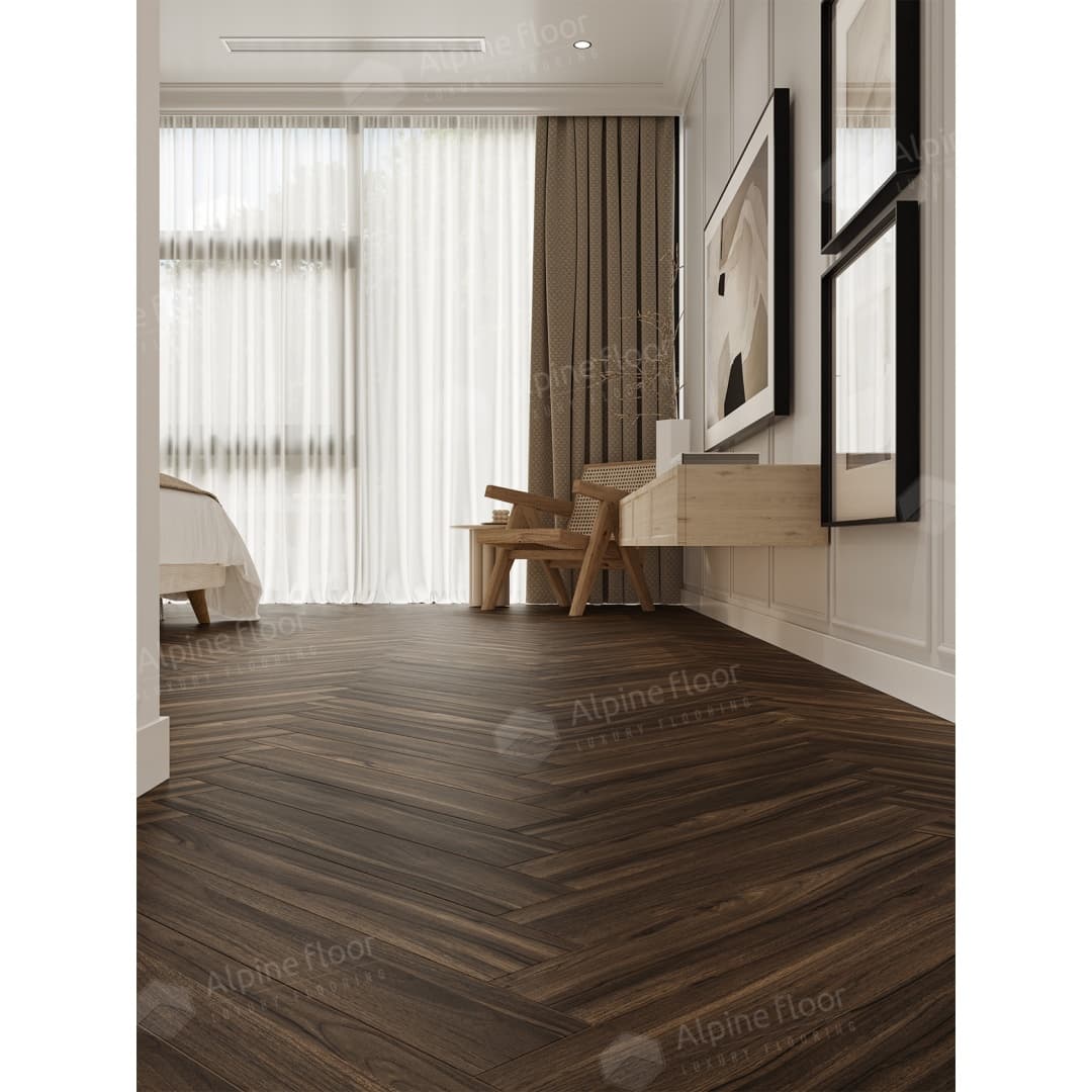 Ламинат Alpine Floor Original Herringbone 12 Орех Сицилия LF105-13