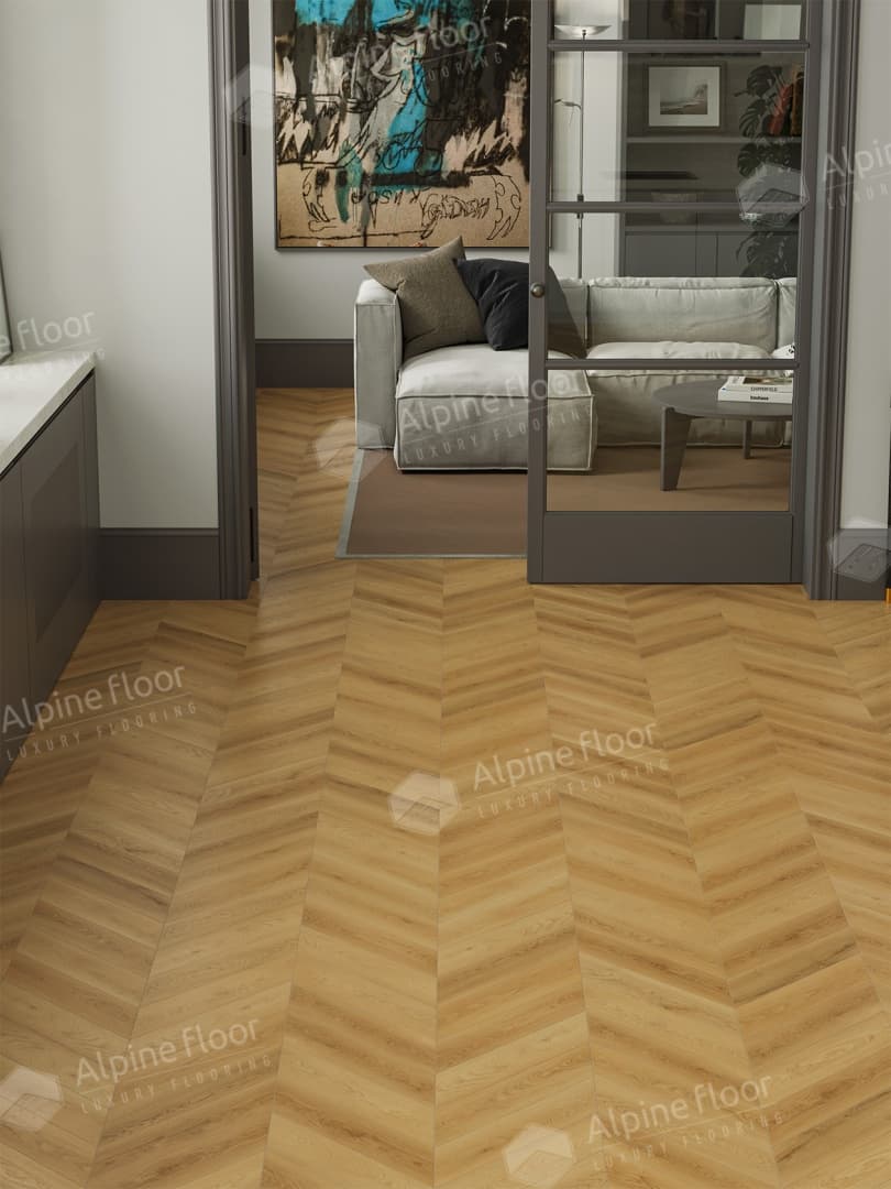 Ламинат Alpine Floor Original CHEVRON ART Дуб Олимп LF109-05