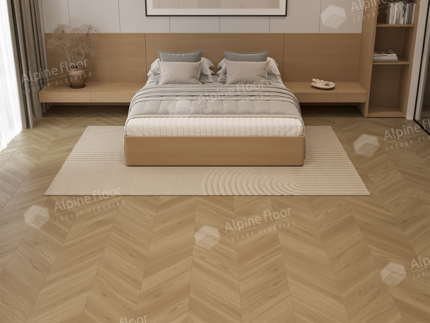 Ламинат Alpine Floor Original CHEVRON ART Дуб Памир LF109-02