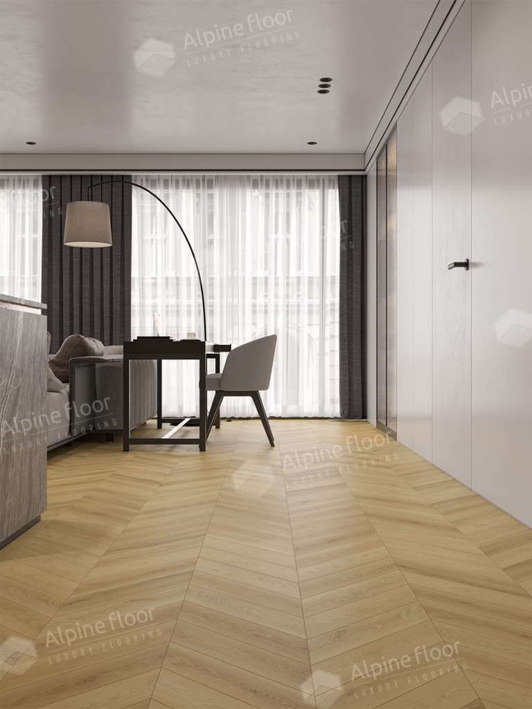 Ламинат Alpine Floor Original CHEVRON ART Дуб Пиренеи LF109-03
