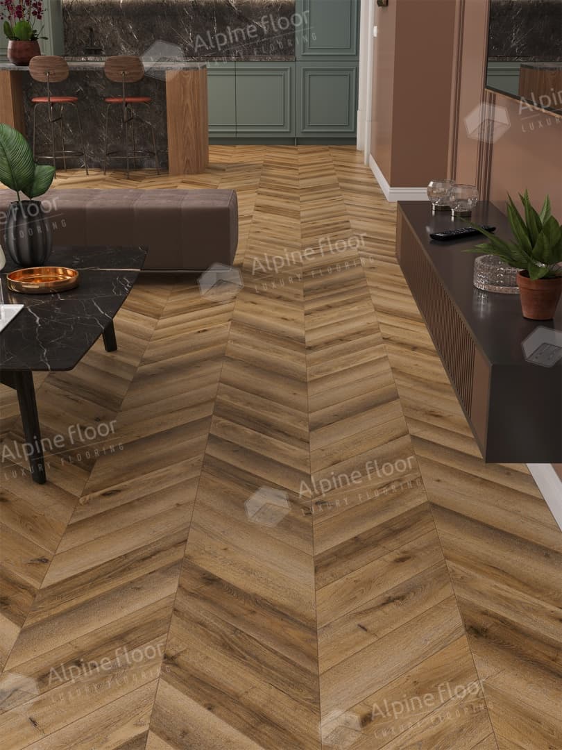 Ламинат Alpine Floor Original CHEVRON ART Дуб Килиманджаро LF109-04