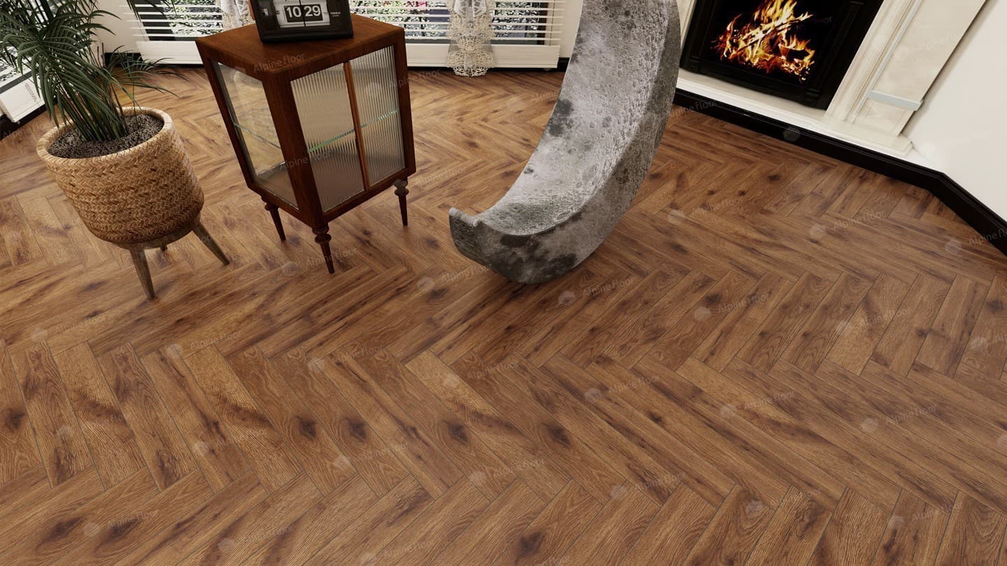 Ламинат Alpine Floor Original Herringbone 12 Дуб Умбрия LF105-11