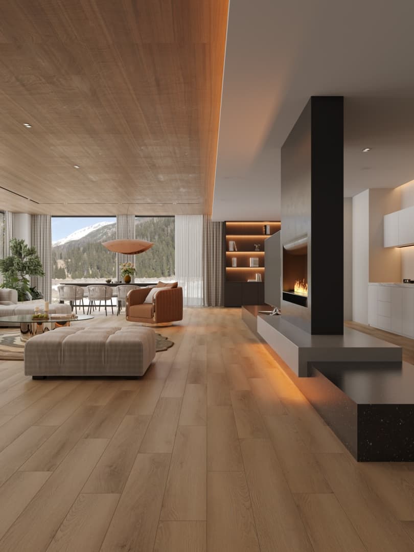 SPC ламинат Alpine Floor Титан 8 (Titan 8) Тритон ЕСО 27-8