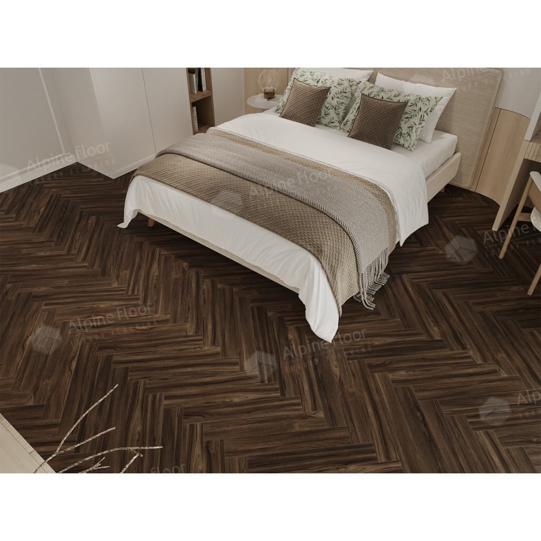 Ламинат Alpine Floor Original Herringbone 12 Орех Сицилия LF105-13